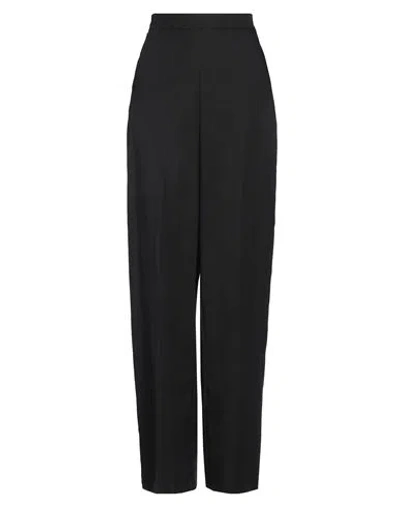 Pierantonio Gaspari Woman Pants Black Size 12 Polyester, Cotton