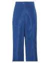 Pierantonio Gaspari Woman Pants Blue Size 8 Polyester