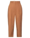 Pierantonio Gaspari Woman Pants Brown Size 12 Viscose, Polyamide, Elastane In Brown
