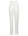 Pierantonio Gaspari Woman Pants Cream Size 10 Polyester, Viscose In White