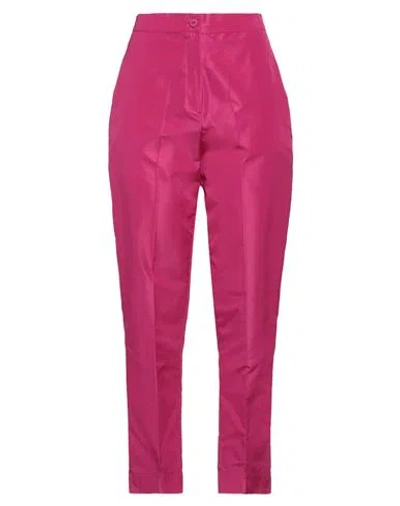 Pierantonio Gaspari Woman Pants Fuchsia Size 6 Polyester In Pink