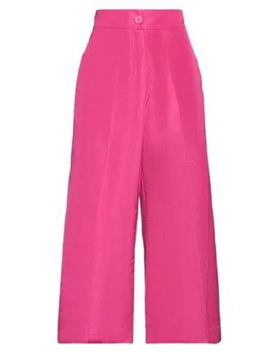 Pierantonio Gaspari Woman Pants Fuchsia Size 8 Polyester In Pink