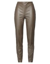 Pierantonio Gaspari Woman Pants Khaki Size 8 Polyurethane In Beige