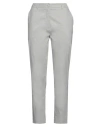 Pierantonio Gaspari Woman Pants Light Grey Size 8 Viscose, Linen, Polyamide, Elastane In Grey