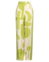 Pierantonio Gaspari Woman Pants Lime Green Size 8 Viscose In Green