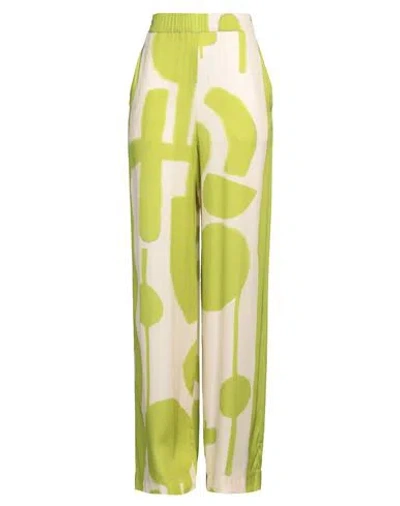 Pierantonio Gaspari Woman Pants Lime Green Size 8 Viscose