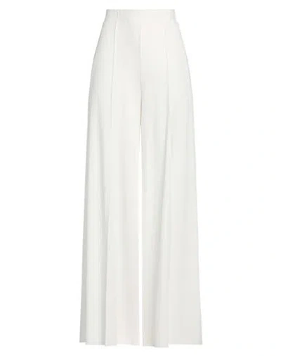 Pierantonio Gaspari Woman Pants Off White Size 4 Viscose, Polyamide, Elastane