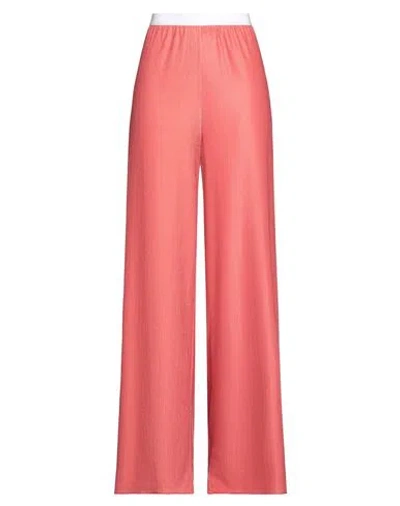 Pierantonio Gaspari Woman Pants Rust Size 14 Polyester, Elastane In Red