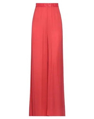 Pierantonio Gaspari Woman Pants Tomato Red Size 4 Polyester