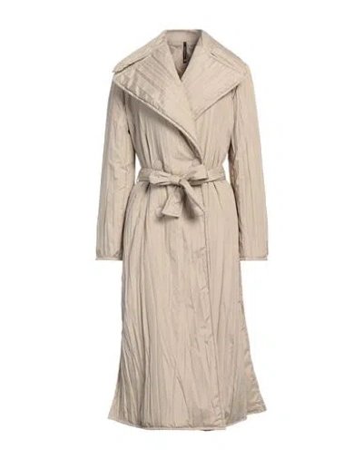 Pierantonio Gaspari Woman Puffer Beige Size 12 Polyester