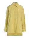 Pierantonio Gaspari Woman Shirt Yellow Size 8 Polyester