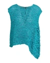 Pierantonio Gaspari Woman Sweater Turquoise Size 6 Polyamide
