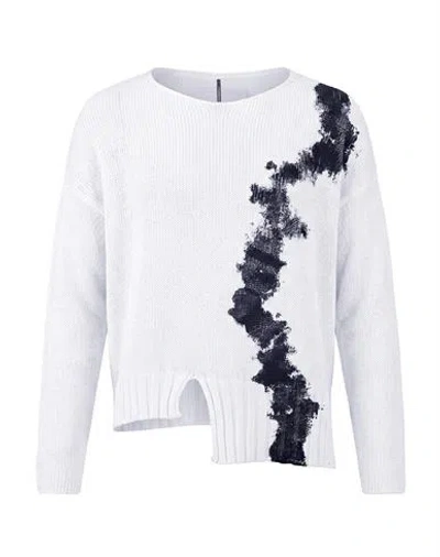 Pierantonio Gaspari Woman Sweater White Size 10 Cotton
