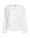 Pierantonio Gaspari Woman Sweater White Size 10 Viscose, Polyamide