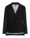 Pierantonio Gaspari Woman Top Black Size 10 Viscose, Polyester In Black