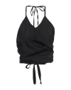 Pierantonio Gaspari Woman Top Black Size 12 Viscose