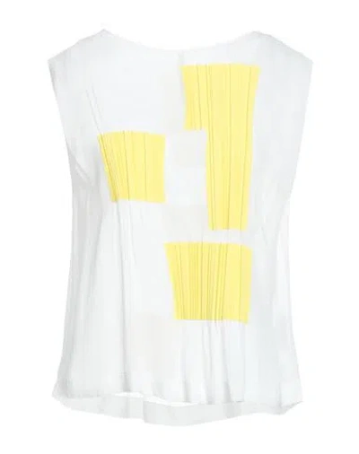 Pierantonio Gaspari Woman Blouse Yellow Size 6 Viscose