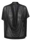 Pierantoniogaspari Modal Oversized T-shirt In Black