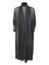 Pierantonio Gaspari Modal Oversized Cardigan In Black