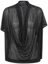 Pierantoniogaspari Modal Oversized T-shirt In Black