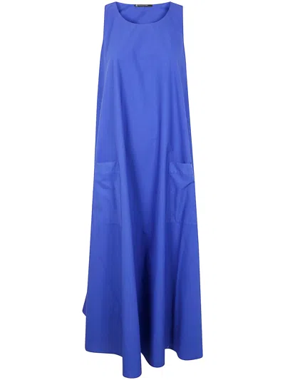 Pierantoniogaspari Short Sleeves Dress In Indigo