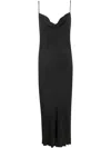Pierantonio Gaspari Silk Dress In Black