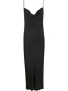 Pierantonio Gaspari Silk Dress In Black