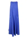 Pierantoniogaspari Short Sleeves Dress In Blue