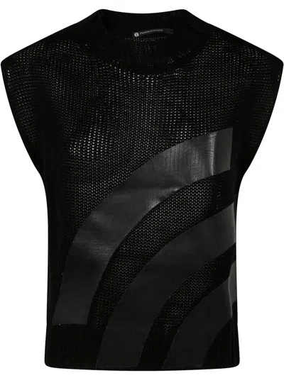 Pierantonio Gaspari Stripe-detail Jumper In Black