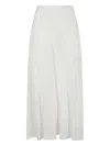 Pierantonio Gaspari Froisse Wide Leg Trousers In White