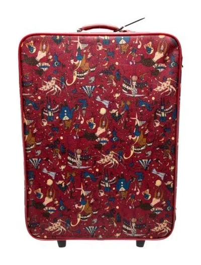 Pre-owned Piero Guidi Suitcase In Burgundy