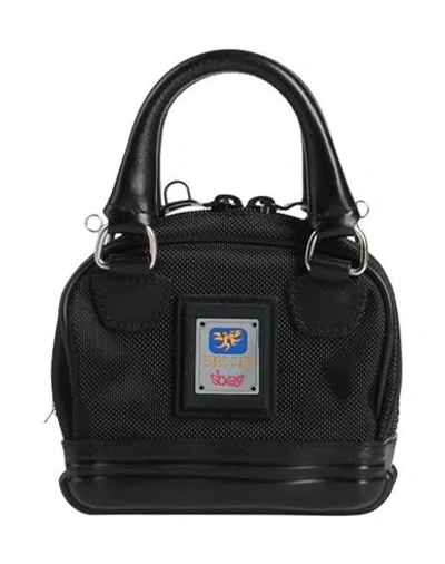 Piero Guidi Woman Handbag Black Size - Textile Fibers