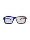 Piero Massaro Pm929 - Blue & Grey Glasses