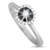 Piero Milano 18k White Gold 0.23ct White And Black Diamond Ring