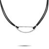 Piero Milano 18k White Gold 0.38ct Diamond Cord Necklace In White