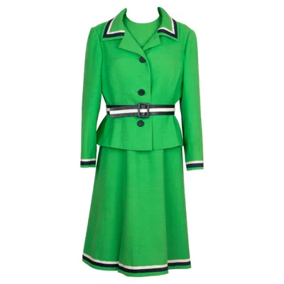 Pre-owned Pierre Balmain Balmain Green Woolen Set