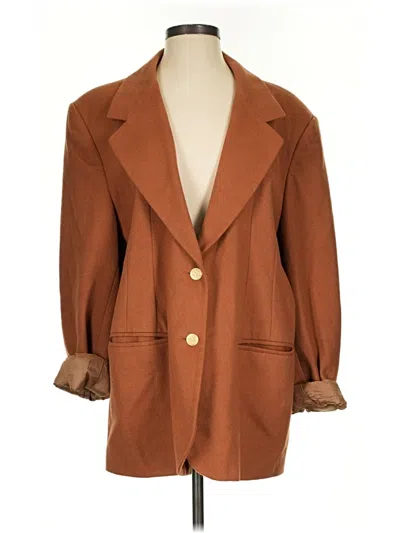 Pre-owned Pierre Balmain Blazer Jacket In Brown