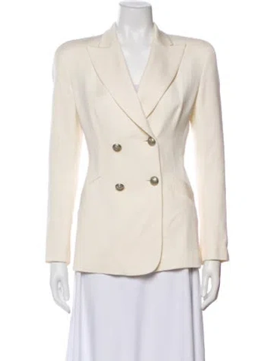 Pre-owned Pierre Balmain Blazer In White