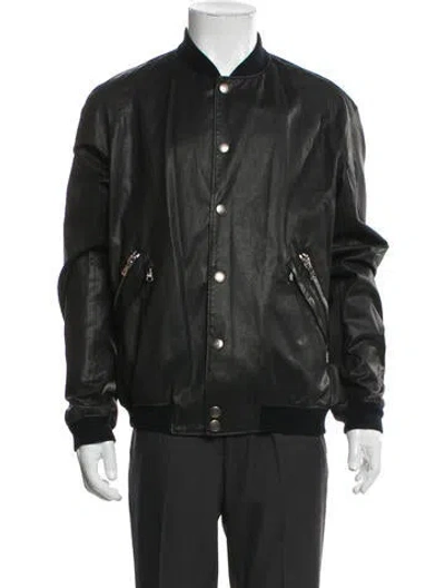 Pre-owned Pierre Balmain Bomber Jacket In Black