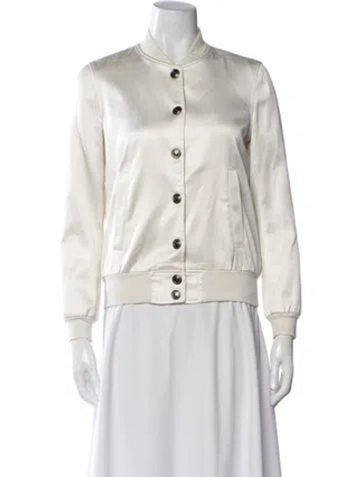 Pre-owned Pierre Balmain Bomber Jacket In Neutrals