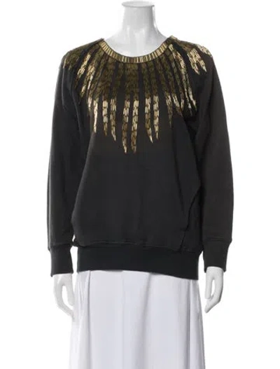 Pre-owned Pierre Balmain Crew Neck Sweater In Gray