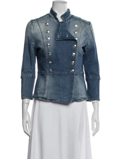 Pre-owned Pierre Balmain Denim Jacket In Blue