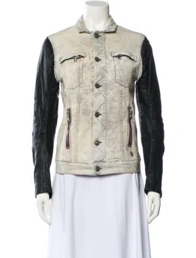 Pre-owned Pierre Balmain Denim Jacket In Neutral