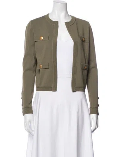 Pre-owned Pierre Balmain Jacket In Green