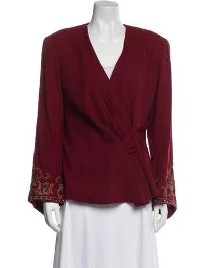 Pre-owned Pierre Balmain Jacket In Red