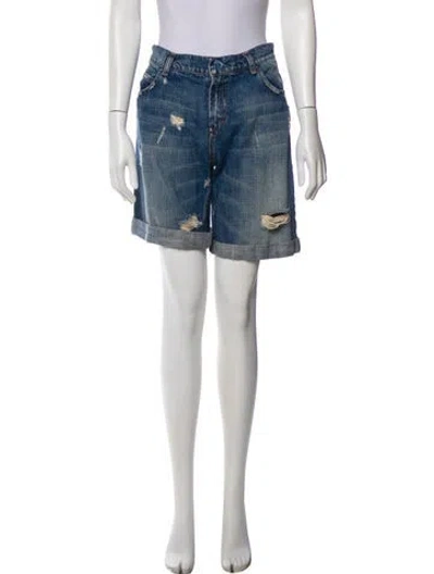 Pre-owned Pierre Balmain Knee-length Shorts In Blue
