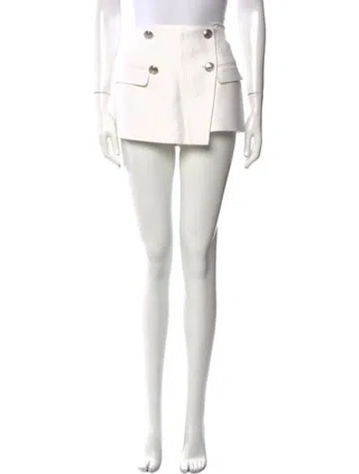 Pre-owned Pierre Balmain Mini Shorts In White