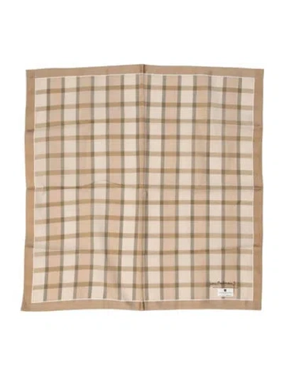 Pre-owned Pierre Balmain Printed Scarf In Neutrals