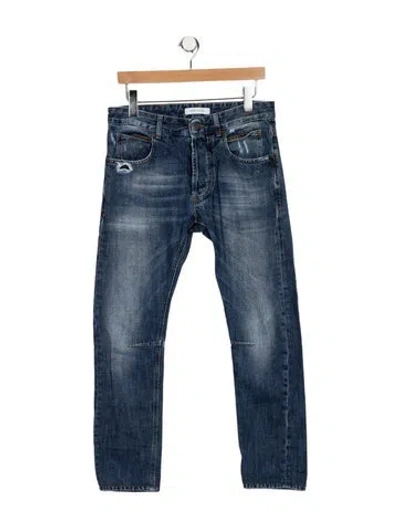 Pre-owned Pierre Balmain Slim Fit Jeans In Blue