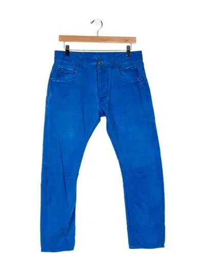 Pre-owned Pierre Balmain Straight-leg Jeans In Blue